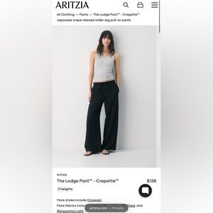 Aritzia The Lodge Pant - Crepette